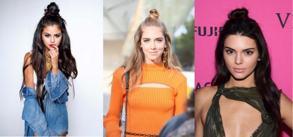 dry shampoo high half bun tutorial